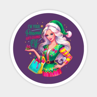 Christmas Barbie Magnet